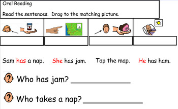 Preview of Phonics Lesson 2 (h,j,n,p,l)