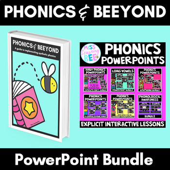 Preview of Phonics Lesson PowerPoints Lesson Bundle - Phonics & Beeyond
