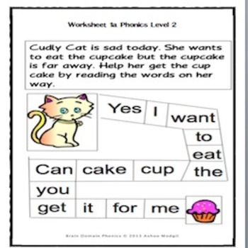 Phonics Printables and Activities by Brain Domain Kids Literacy Skills