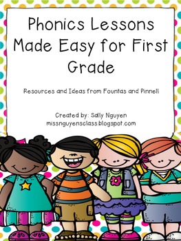Preview of Phonics Lessons Made Easy for First Grade