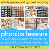 Phonics Lessons for whole group or guided reading BUNDLED