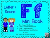Phonics / Letter F Mini Book Craft