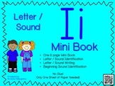 Phonics / Letter I Mini Book Craft