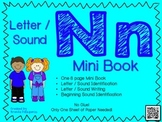 Phonics / Letter N Mini Book Craft