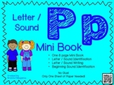 Phonics / Letter P Mini Book Craft