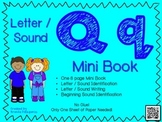 Phonics / Letter Q Mini Book Craft
