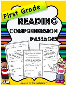 Preview of Phonics Letter Sound Comprehension Passages - Distance Learning