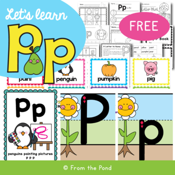 Preview of Alphabet Activities for the Letter Sound p