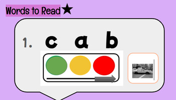 Preview of Phonics: Letter Sound Slides- Multi Sensory (NO PREP)