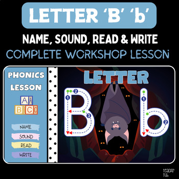 Preview of Phonics Letter 'B' 'b' - Complete Workshop Model PowerPoint Lesson
