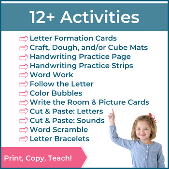 Letter of the Week H NO PREP by iHeartLiteracy | TpT