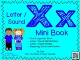 Phonics / Letter X Mini Book Craft