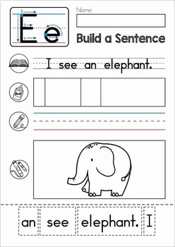 Phonics Letter of the Week E by Lavinia Pop | Teachers Pay ...
