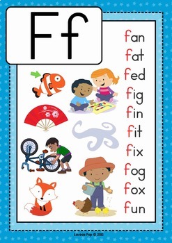 Phonics Letter  of the Week F by Lavinia Pop Teachers Pay 