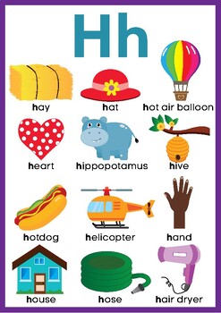 Phonics Letter of the Week H | Alphabet Printables Worksheets & Activities
