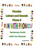 Phonics (Letters & Sounds) Phase3: Fun Sentences with Pict