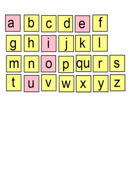 Preview of Phonics Level 1 Smart Board Letter Tiles