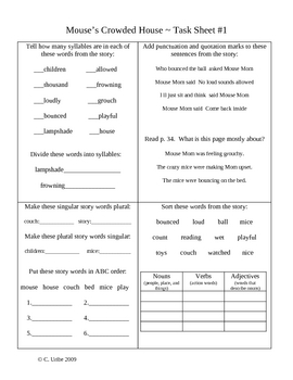 Preview of Phonics Library Activity Sheets ~ 2nd Grade ~ Theme 3 ~ Around Town