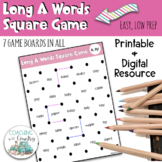 Phonics Long A Words Square Game