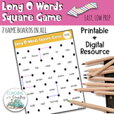 Phonics Long O Words Square Game