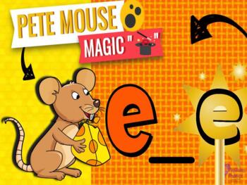 Preview of Animal Phonics Long Vowel Magic E / e_e  / Lesson #28