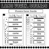Phonics Long Vowel Sounds {Long a, e, i, o, u} Roll & Read Game