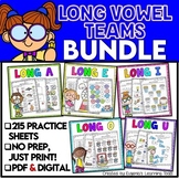 Long Vowel Teams No Prep Worksheets | Sound Spellings Phon