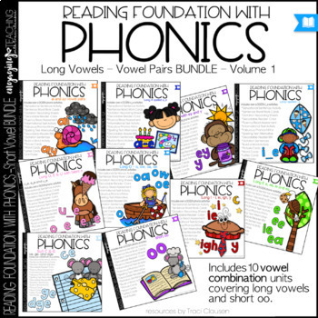 Preview of Phonics Bundle - Long Vowels - Vol. 1 - Science of Reading - Wonders Aligned
