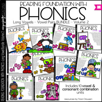 Preview of Phonics Bundle - Long Vowels Vol. 2 - Science of Reading - Wonders Aligned
