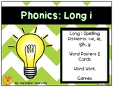 Phonics: Long i Spelling Patterns (i-e, ie, igh, y)