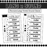 Phonics Long u Vowel Sound: Roll & Read Game