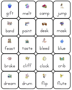 Phonics Lotto: Consonant Blends by Fran Lafferty | TpT