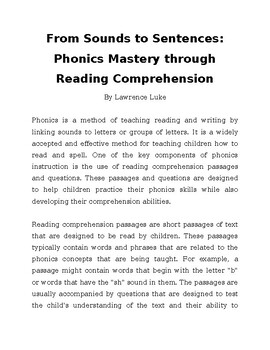 Preview of Phonics Mastery Pro