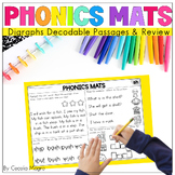Phonics Mats for Beginning Readers Digraphs Science of Reading