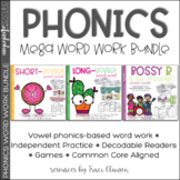 Phonics Activities Bundle - Vowel Practice and Activities 