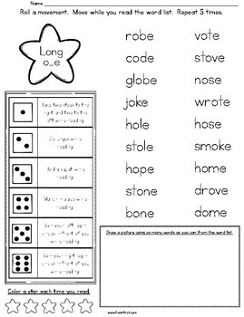 Long o_e Phonics Mega-Pack by Jodi Southard | Teachers Pay Teachers