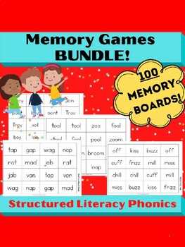 Preview of Phonics Games: Memory Boards for Reading, Structured Literacy & Orton Gillingham