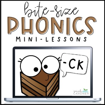 Preview of Phonics Mini-Lesson | -CK  | PowerPoint Slides