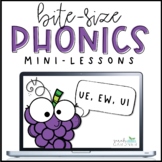 Phonics Mini-Lesson | UE, EW, UI | PowerPoint Slides