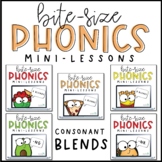 Phonics Mini-Lessons | Consonant Blends BUNDLE | PowerPoin