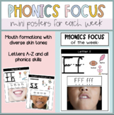 Phonics Mini Posters With Mouth Formations