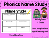 Phonics Name Study