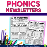 Phonics Newsletters | Parent Communication Tool | Homework