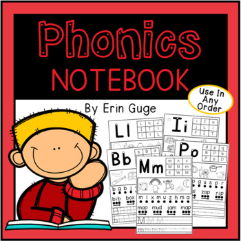 Preview of Phonics Notebook | Individual Letter Sounds in Any Order