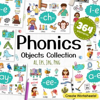 Preview of Phonics Objects Collection