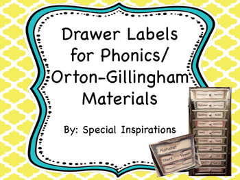 Preview of Phonics/Orton-Gillingham Labels