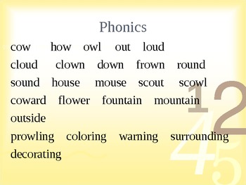 Phonics Ou Sounds 2nd Grade Open Court by The Urban Homeschool | TpT