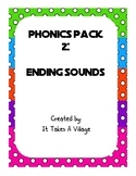 Phonics Pack 2: Ending Sounds