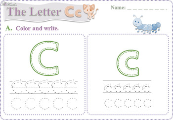 Phonics Pack - Letter Cc - Flashcards, Worksheet, and Games | TPT