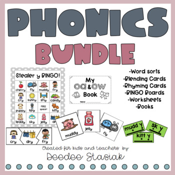Preview of Phonics and Word Work Packs Bundle